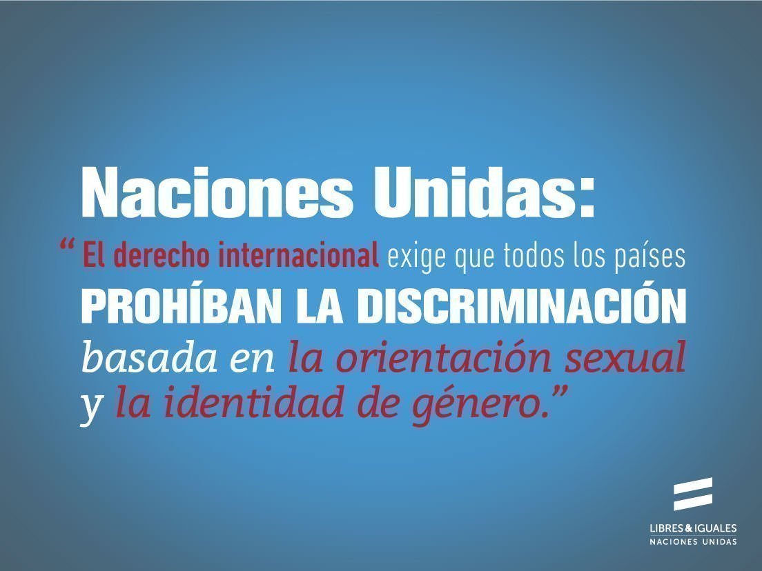 Naciones Unidas: el Derecho internacional prohíbe a los países la discriminación basada en la Orientación sexual e identidad de género