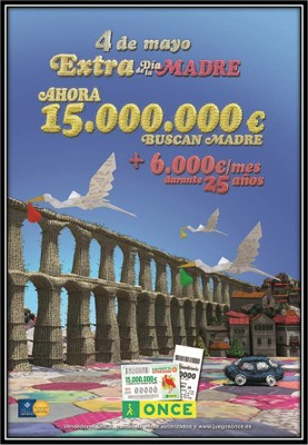 Cartel promocional Sorteo Extra Día de la Madre