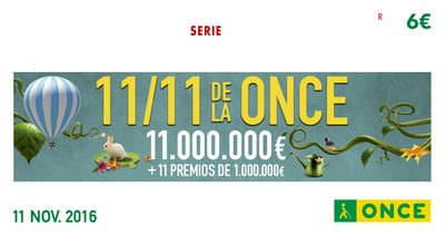 Cupón 11 del 11 de la ONCE