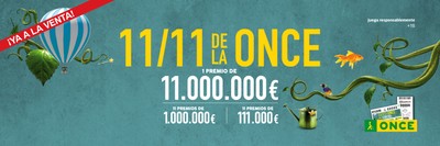Cartel 11 del 11 de la ONCE