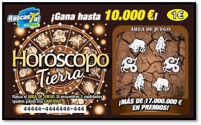 Anverso rasca Horoscopo Tierra