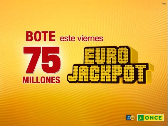 Bote 75 millones Eurojackpot