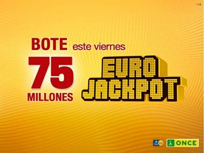Bote 75 millones Eurojackpot