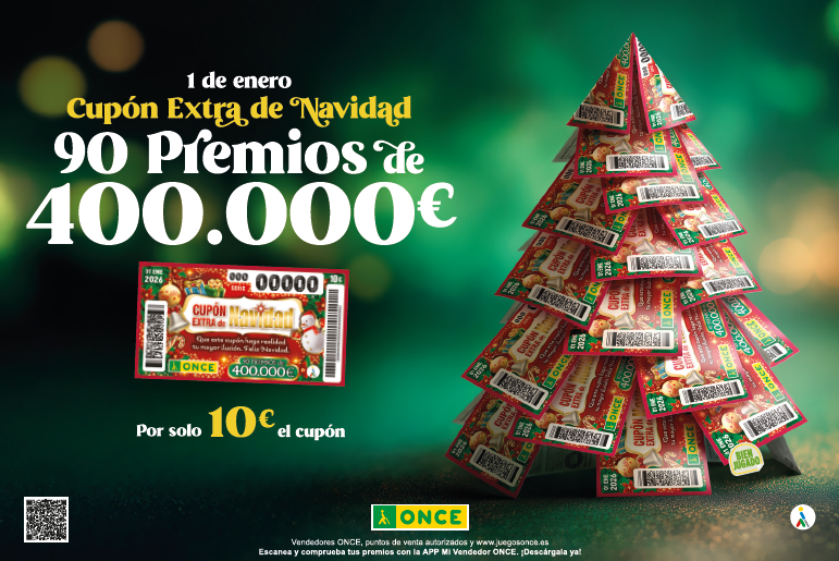 Cartelería campaña Cupón Extra de Navidad
