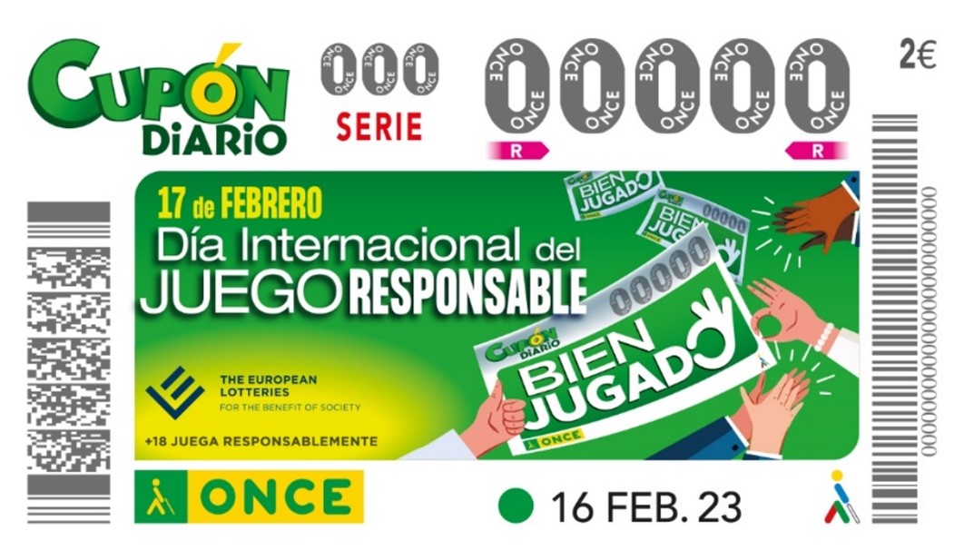 Cupón con motivo Día Juego Responsable