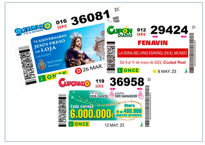 Cupones premiados de la ONCE