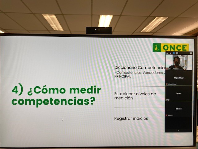 Captura de pantalla de un momento del curso
