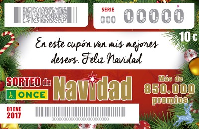 Cupón Sorteo de Navidad 2017