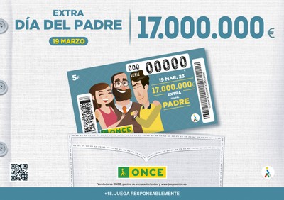 Cartel Extra Día del Padre en el punto de venta
