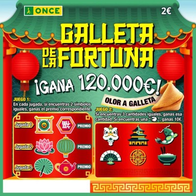 Boleto Galleta de la fortuna