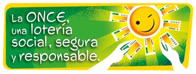vinilo de ONCE con mensaje de Juego Responsable