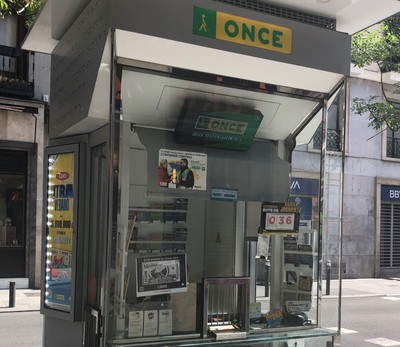 Pantalla en kioscos de Juego Responsable