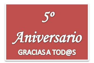 Logo 5º aniversario El Mensaje