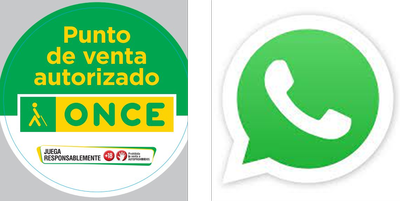 Acrónimo de ATENEO y el logo de WhatsApp