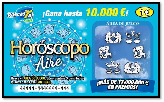 Anverso rasca Horoscopo Aire