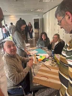 Participantes en el taller de prototipos