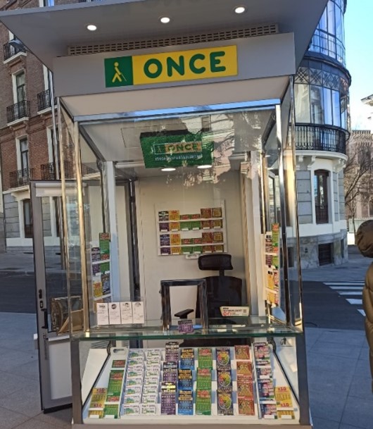 Kiosco de la ONCE