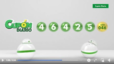 Captura de pantalla del sorteo de Cupón diario en Facebook