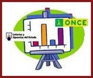 Gráfico de barras logos  LAE y ONCE Julio 2014